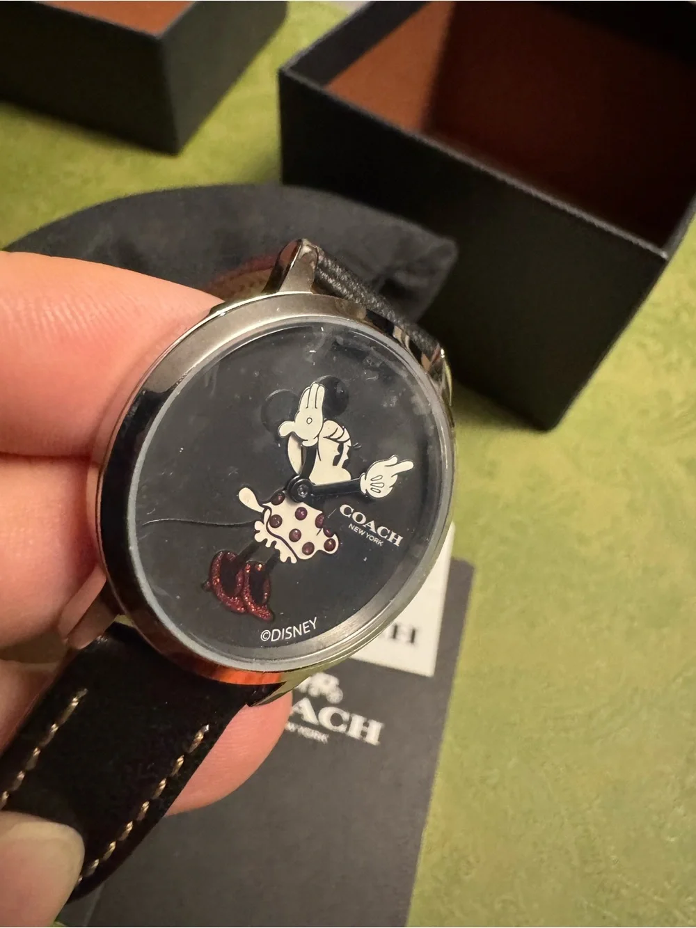 NWT Coach x Disney Minnie Mouse watch
